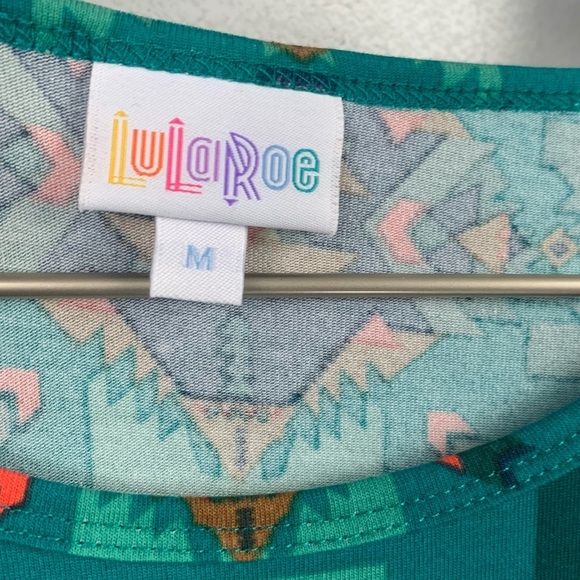 Lularoe Boho Aztec Irma Tunic Sz M - Picture 3 of 5